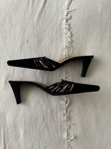 Unisa black suede pointed toe - unisa,