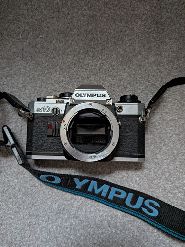 Olympus om10 black 35mm slr - om10,