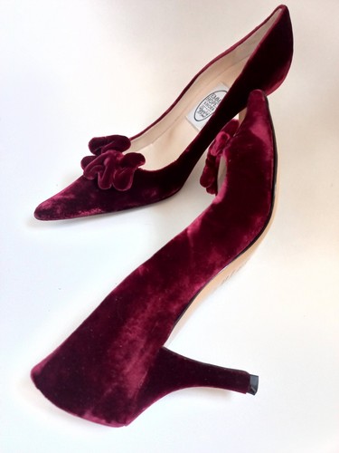 Emma hope bordo silk velvet - bordo,