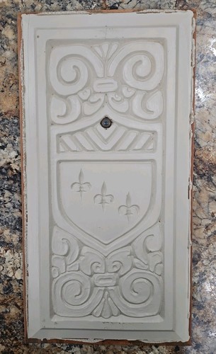 Fleur lis vintage - vintage, carved