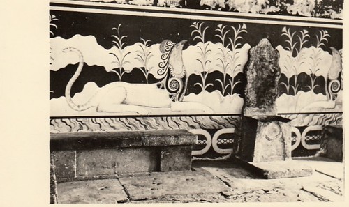 Knossos trône minos ngl - knossos, le