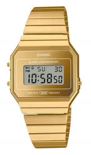 Casio vintage digital gold - casio,