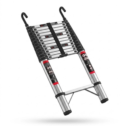 Telescopic ladder aluminium - 5m,