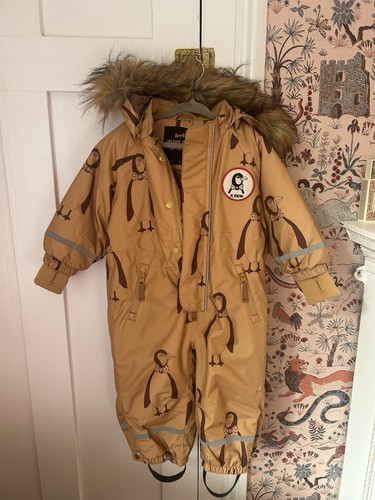 Mini rodini ski snow suit - snow,