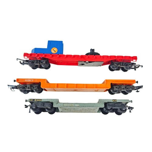 Rake tri ang flatbed car - tri-ang,