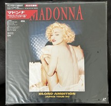 Madonna Blonde Ambition Tour Japan 1990 Laserdisc