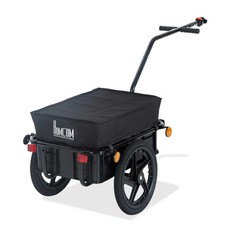 Cargo Trailer Bike Stroller Garden Trolley W/Carrier Utility Luggage & Wheels Bl