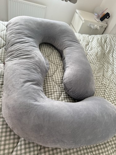 Momcozy pregnancy pillow grey - momcozy,