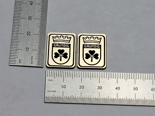 Grundig speaker radio badge - grundig,
