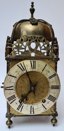Large brass lantern - brass,