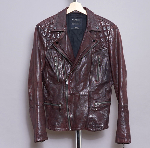 All saints leather jacket - leather,