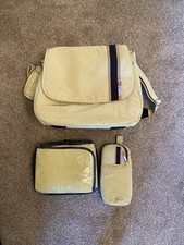 GR8x Designer Green Waterproof Baby Changing Bag, Mat & Bottle Holder Set