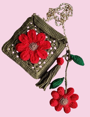 Handmade crochet floral - ,