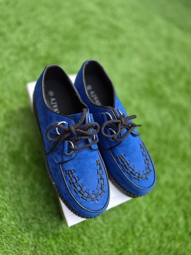 Ajvani blue suede brothel