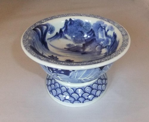 Antique chinese porcelain blue - chinese,