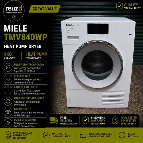 Refurbished miele tmv840wp - refurbished,