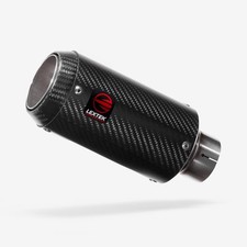 Lextek Carbon Fibre CP8C Exhaust Silencer 150mm 51mm Easy to Replace Slip-on