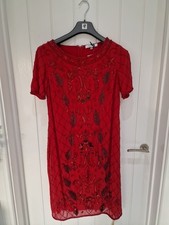 Nightingales Red Hand Beaded