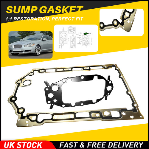 Sump oil cooler gasket - &, kit