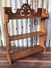 ANTIQUE CARVED OAK WALL