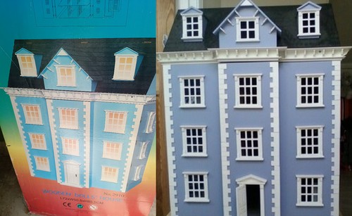 Vintage georgian dolls - vintage, house