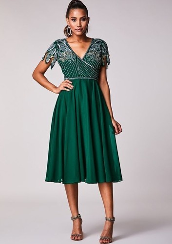 Virgos lounge dress green - virgos,