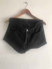 Rusy Surfboards Australia Black Denim Jean Shorts Size 10