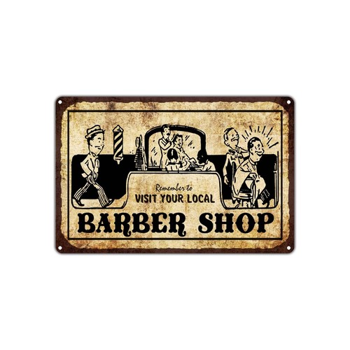 Barber shop remember visit - shop, to