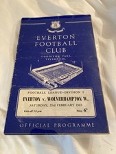 Everton v Wolves Programme 23
