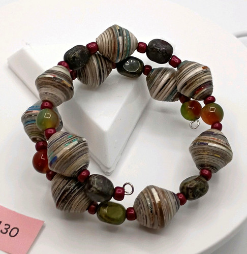 Multicolor beaded bracelet - multicolor,