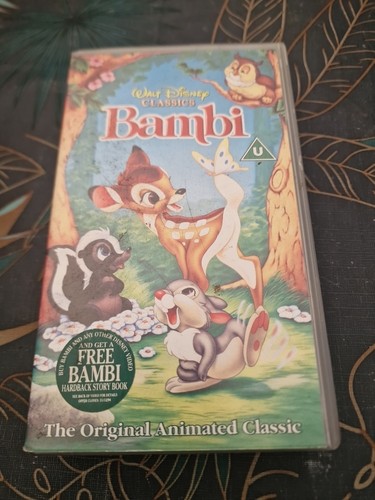 Bambi walt disney classics vhs - bambi,