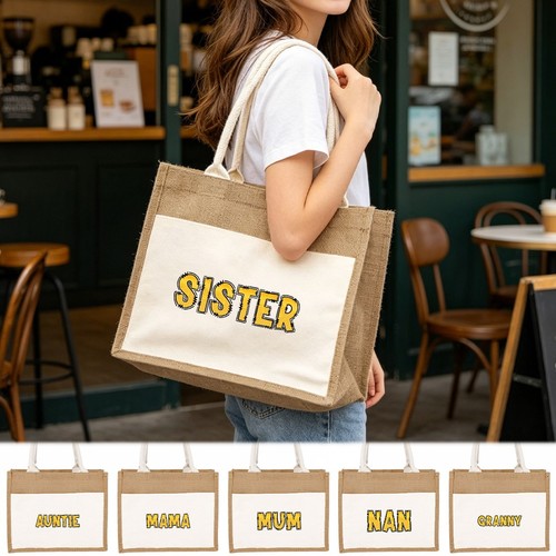 Cotton linen casual handbag - cotton,