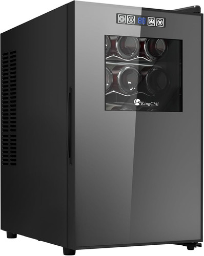 Bottle wine cooler with - 18-bottle,