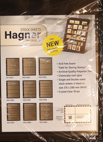 Stamp album stock pages - stock,