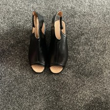 Black Peep Toe Shoes New