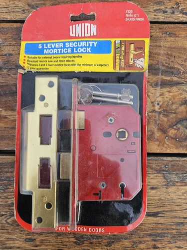 Union lever security mortice - union, 5