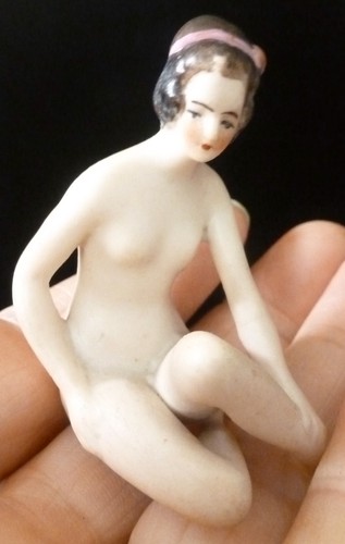 Antique german porcelain - antique, nude
