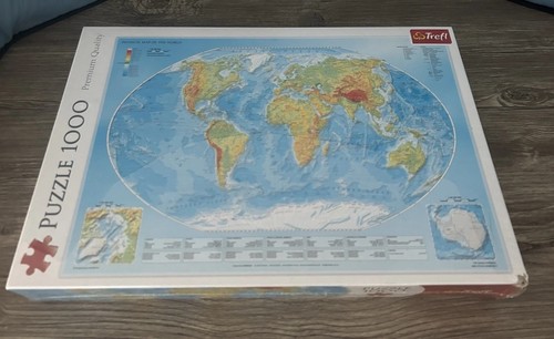 Physical map the world - of,