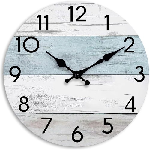 Wall clock silent - silent, non-ticking