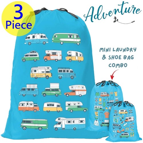 Van blue expandable laundry - van, go
