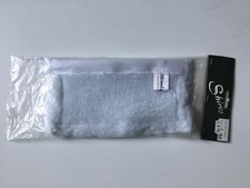 Shires White Noseband Fleece Cover Padded Sleeve 10” Long Brand New