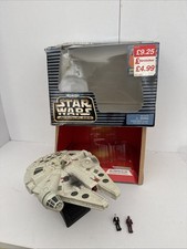 Star Wars Galoob Micro machines millennium falcon Toy Action Fleet - Complete