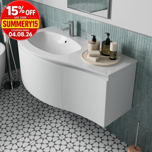 1000mm wall hung - 1000mm, vanity
