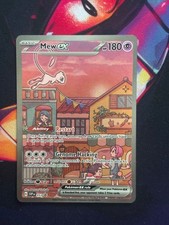 Pokémon TCG Scarlet & Violet Mew EX SVP 053 Black Star. Rooftop Mew Promo Holo