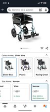 Drive Narrow Wheelchair RRP