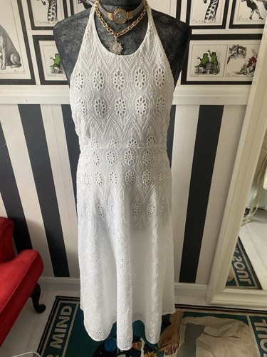 Zara white broderie anglaise - zara,
