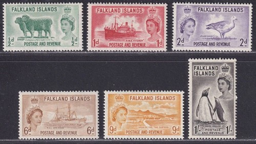 Falkland islands sg187 192 - falkland, sg187/192