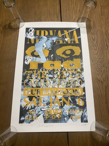 Nirvana show poster - nirvana,