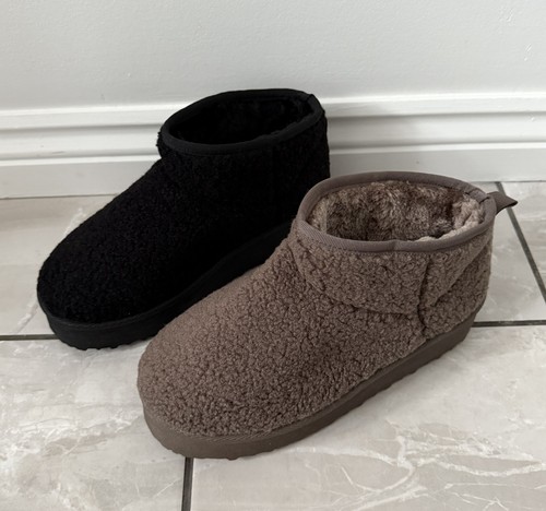 Women faux sherpa platform - women’s,