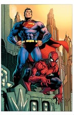 DC MARVEL SUPERMAN SPIDER-MAN